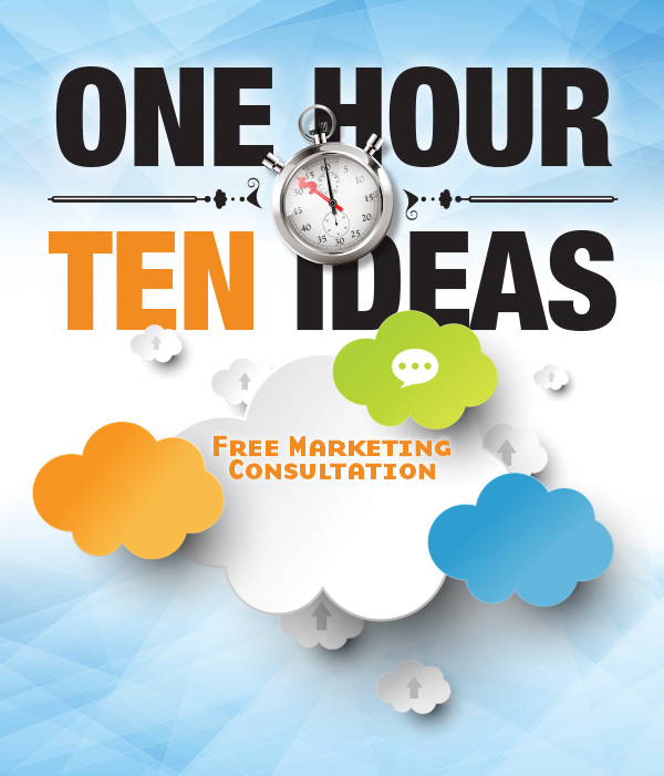One Hour Ten Ideas Free Marketing Consultation
